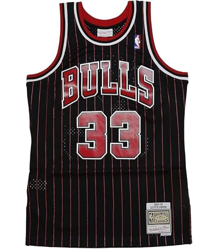 Amazon.com: Mitchell & Ness Chicago Bulls Scottie Pippen 33 Black